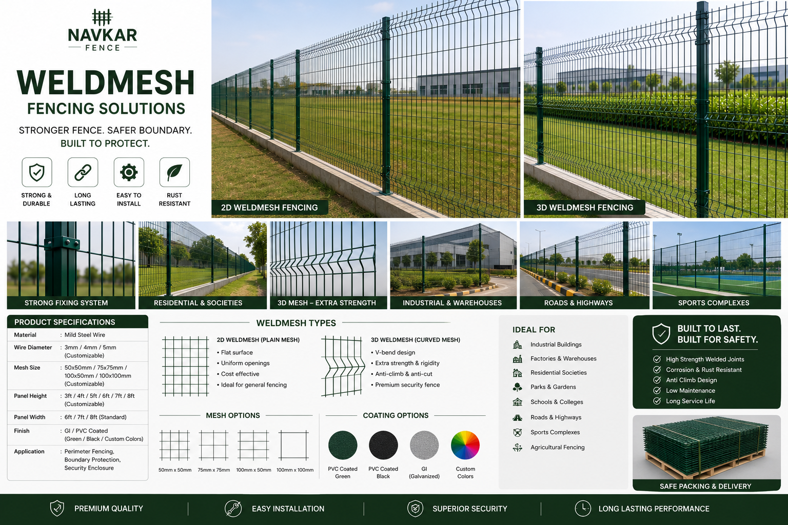 Weld Mesh 50MM × 100MM installation 2