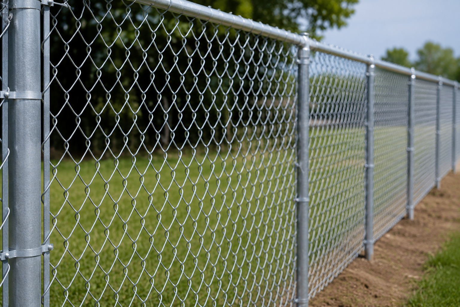 Chain Link Fencing 50MM × 50MM installation 1