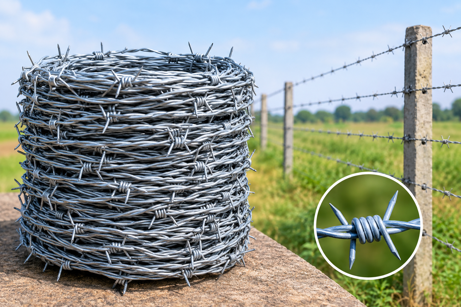 Barbed Wire installation 2