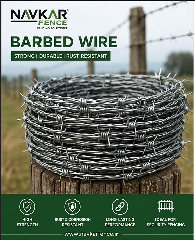 Barbed Wire Type B – 2.5MM × 2.0MM × 75MM installation 1
