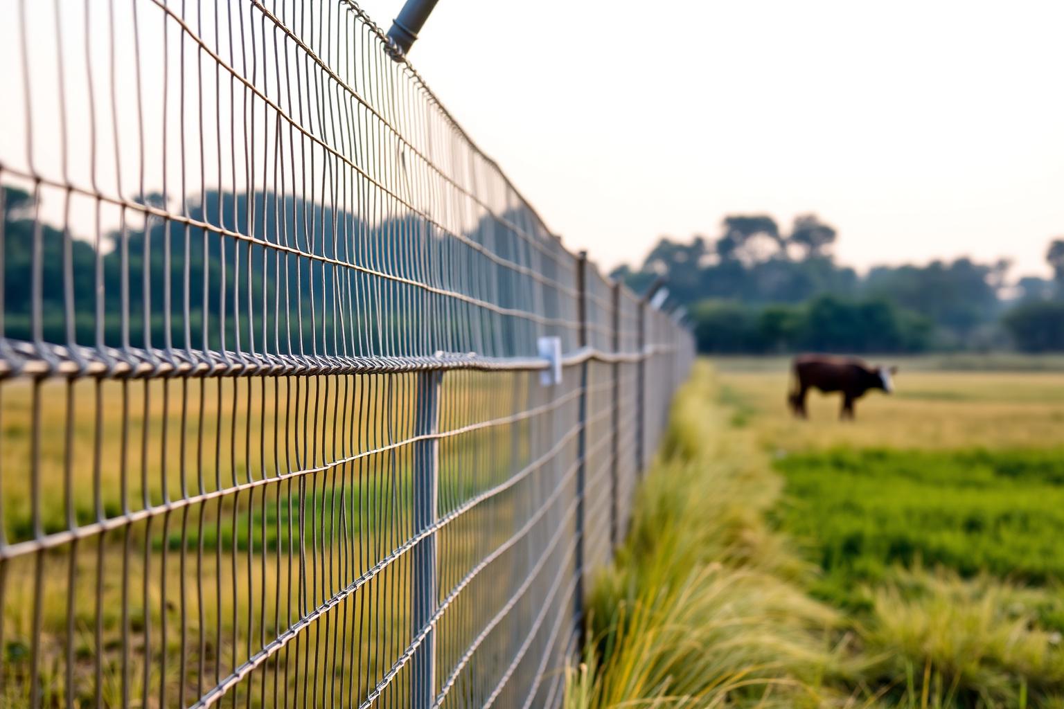 Grassland Fence installation 1