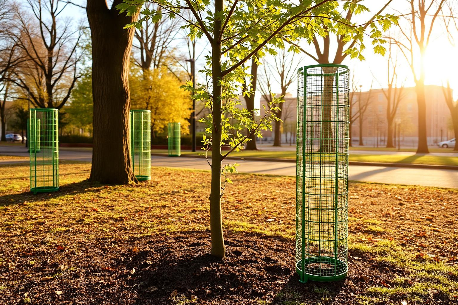 Steel Tree Guard installation 1