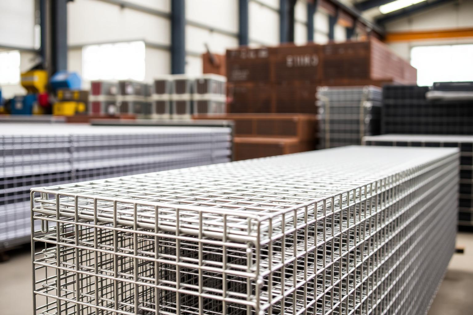 Welded mesh fencing panels